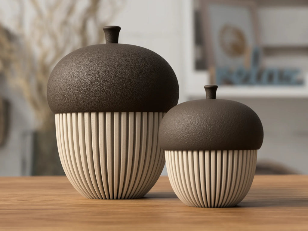 Decorative Acorn Storage Container – 3D Printed