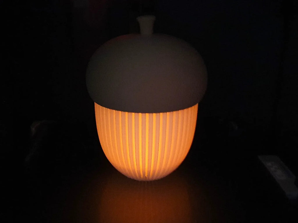 Decorative Acorn Storage Container – 3D Printed