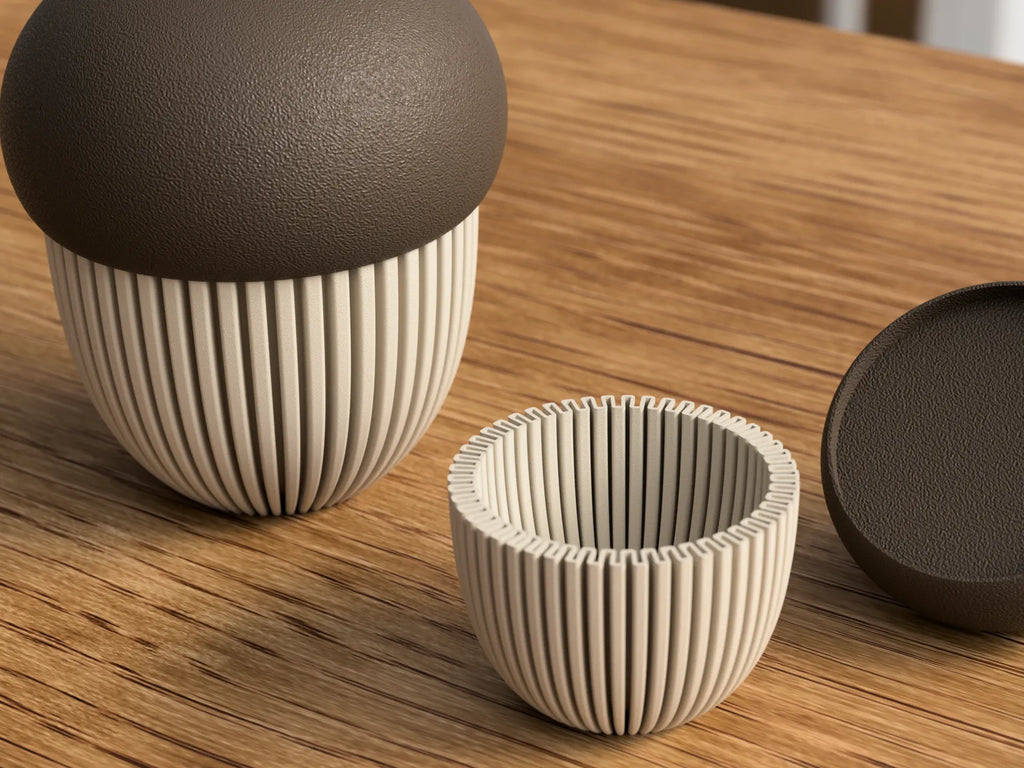 Decorative Acorn Storage Container – 3D Printed