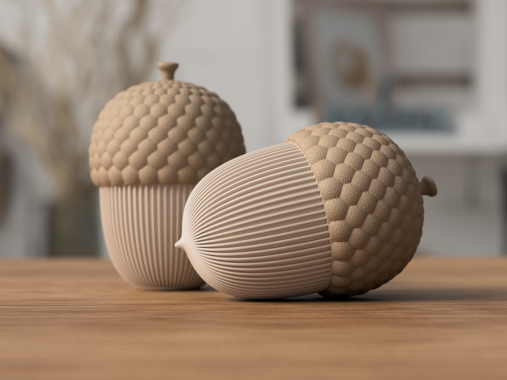 Acorn Storage Container – 3D Printed