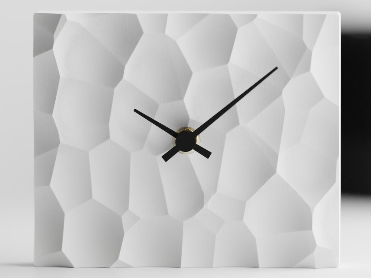 Voronoi Wall Clock – Modern 3D Printed Design
