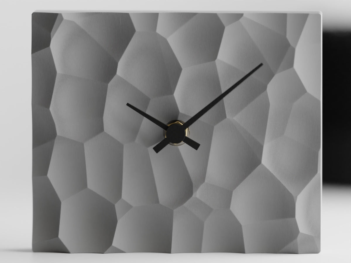 Voronoi Wall Clock – Modern 3D Printed Design