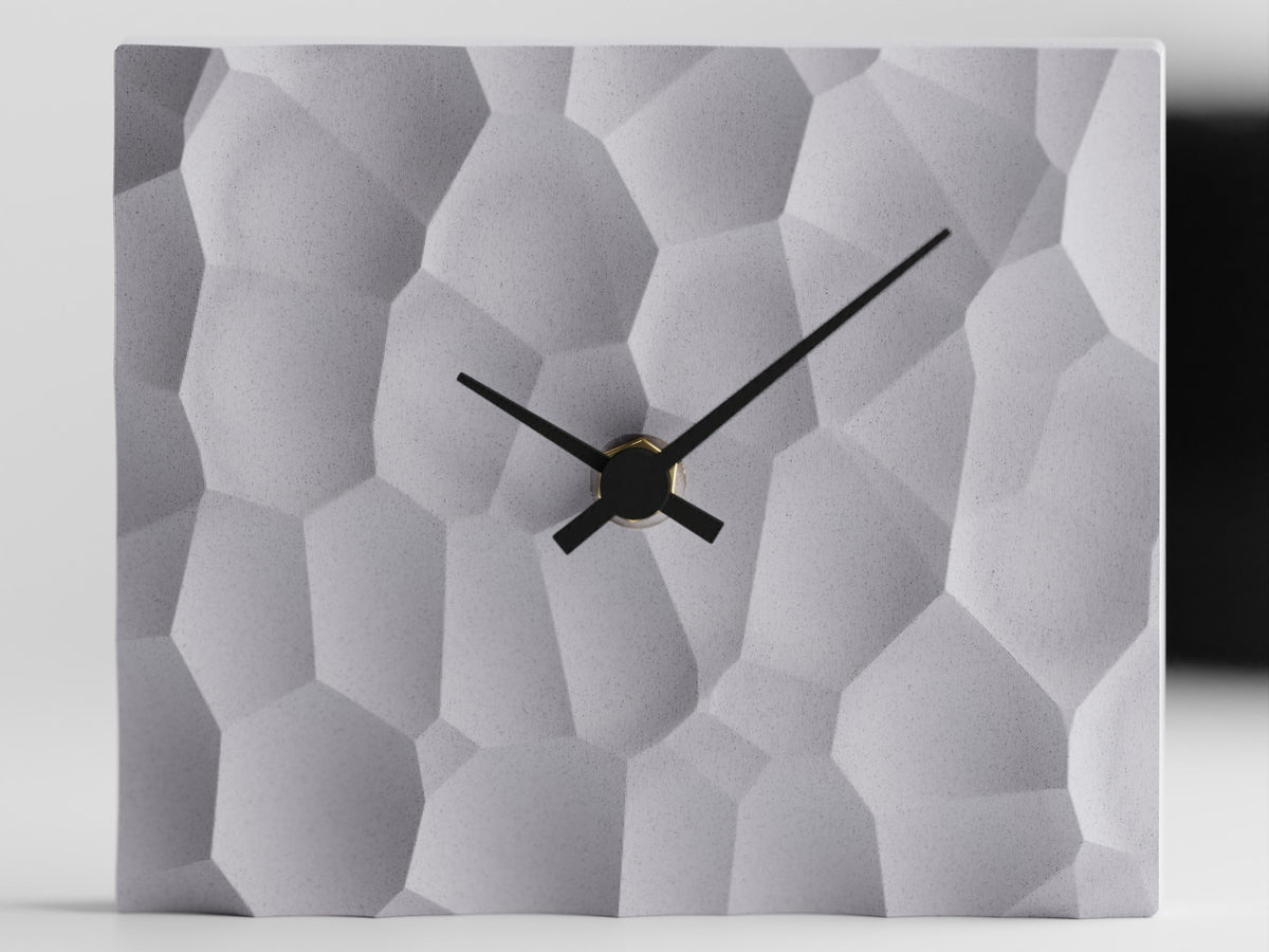 Voronoi Wall Clock – Modern 3D Printed Design
