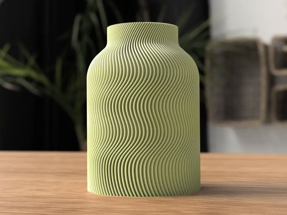 Luna Vase – Modern 3D Printed Design