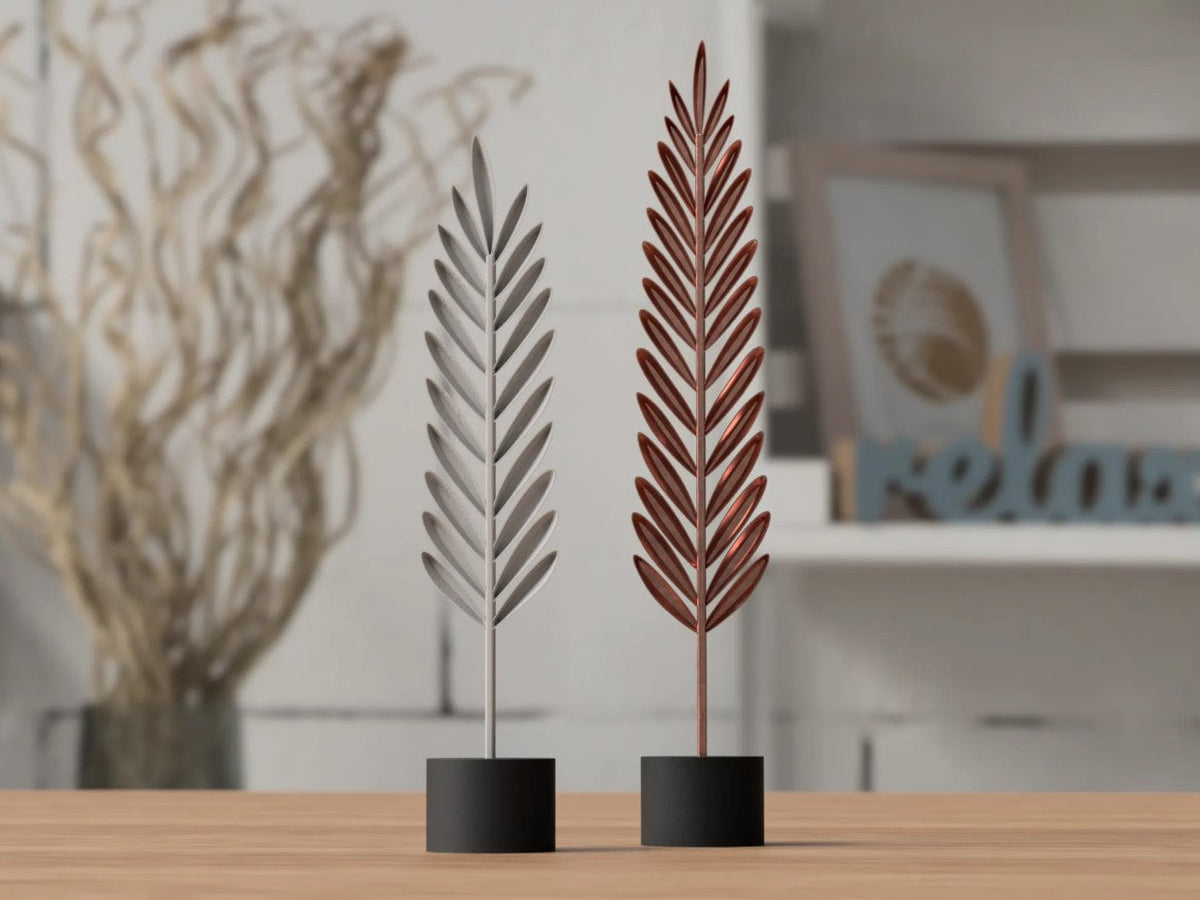 Modern Feather Decorations – 3D Printed