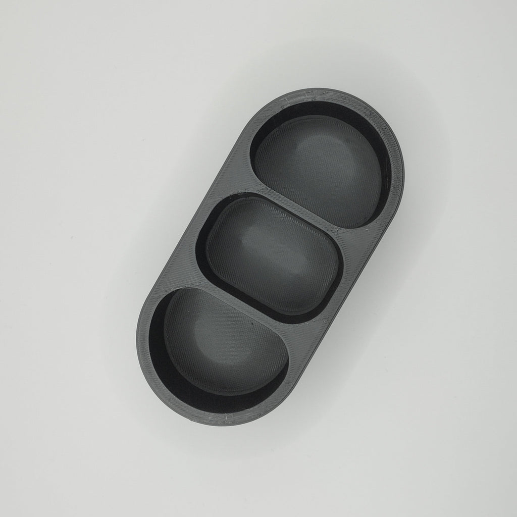 Rounded Remote Control Caddy – Holds Up to Three