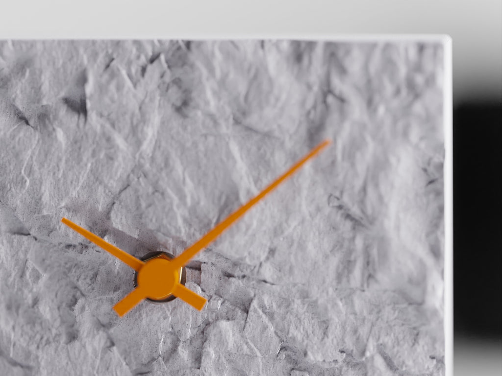 Rock Wall Clock – Modern 3D Printed Design