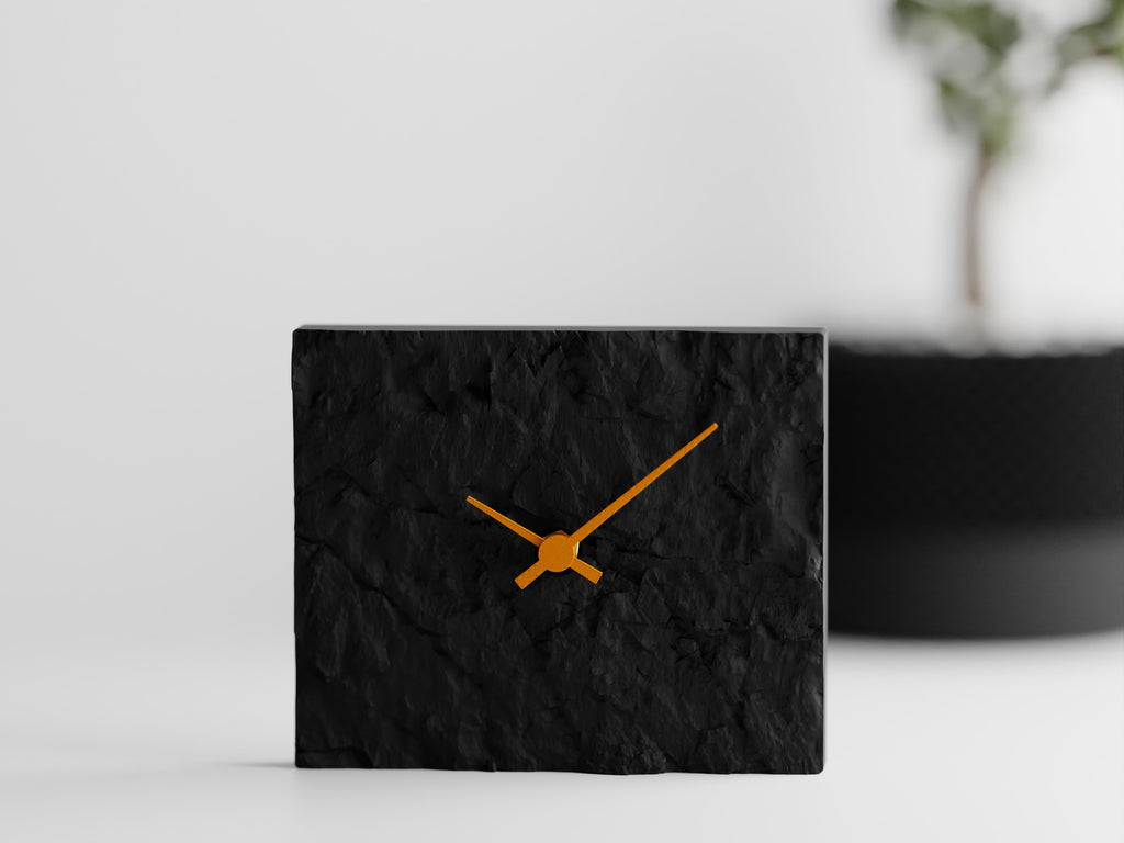Rock Wall Clock – Modern 3D Printed Design