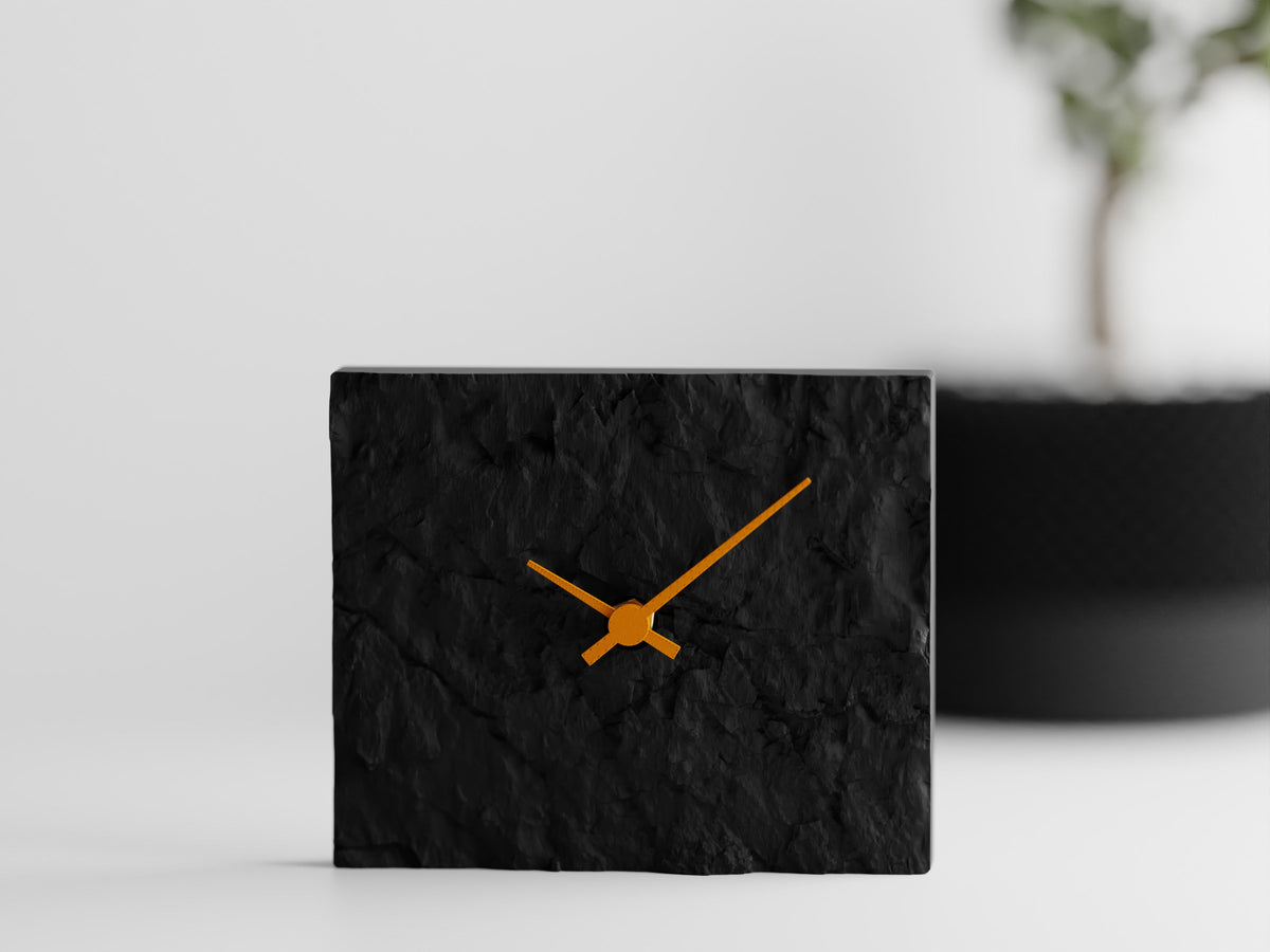 Rock Wall Clock – Modern 3D Printed Design