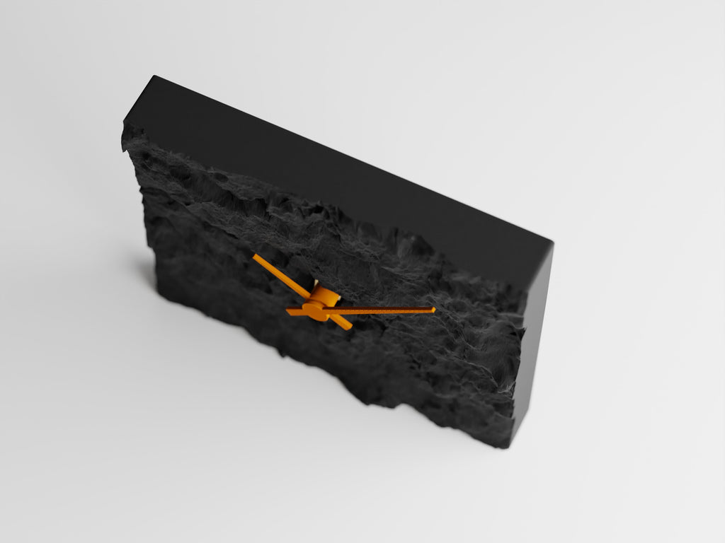 Rock Wall Clock – Modern 3D Printed Design