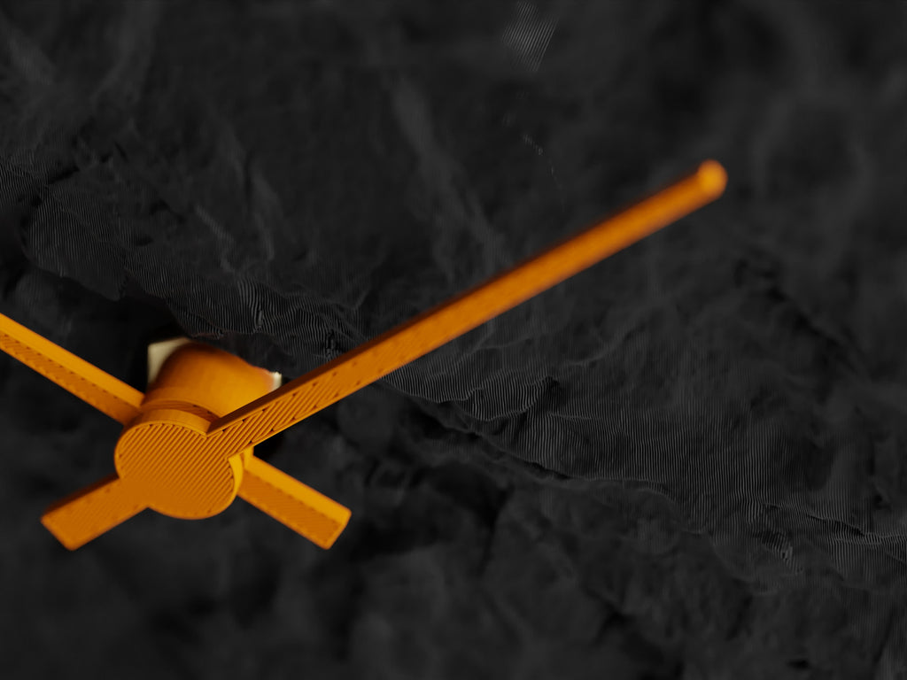 Rock Wall Clock – Modern 3D Printed Design