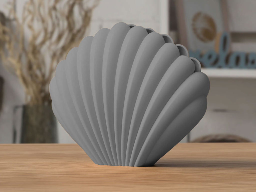 Seashell Vase – Sculptural Matte Finish