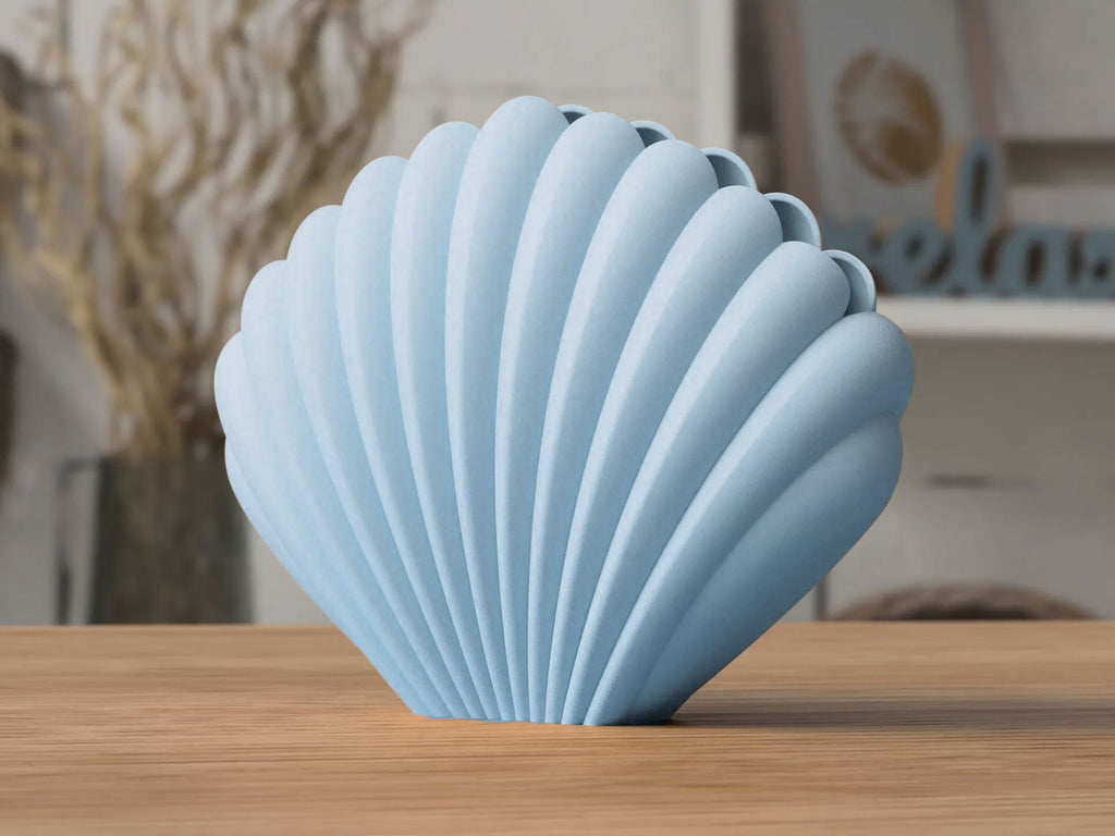 Seashell Vase – Sculptural Matte Finish