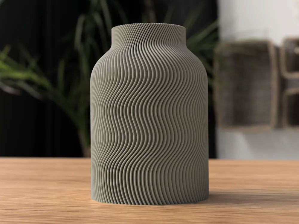 Luna Vase – Modern 3D Printed Design