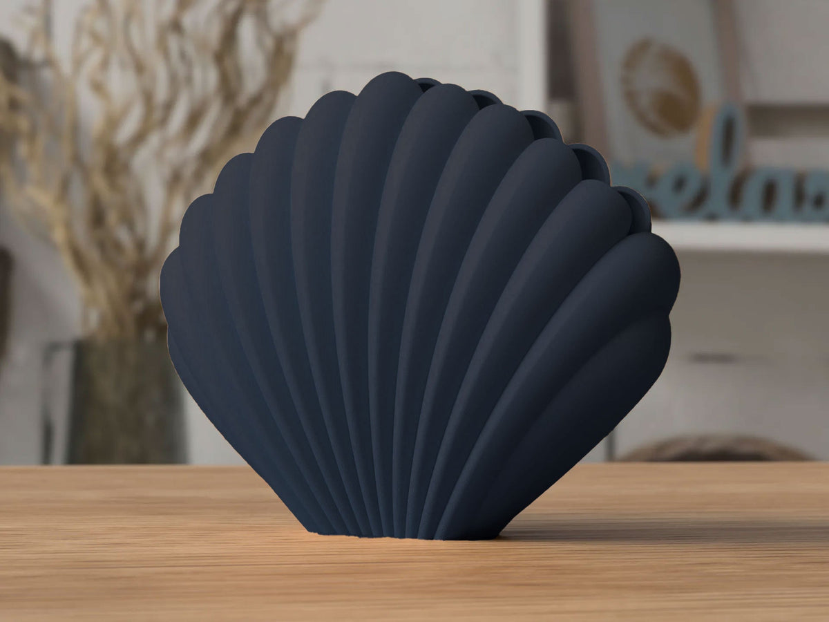 Seashell Vase – Sculptural Matte Finish