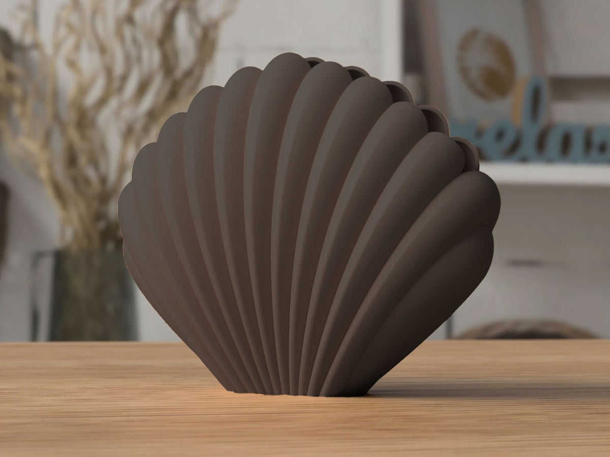 Seashell Vase – Sculptural Matte Finish