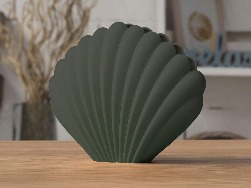 Seashell Vase – Sculptural Matte Finish