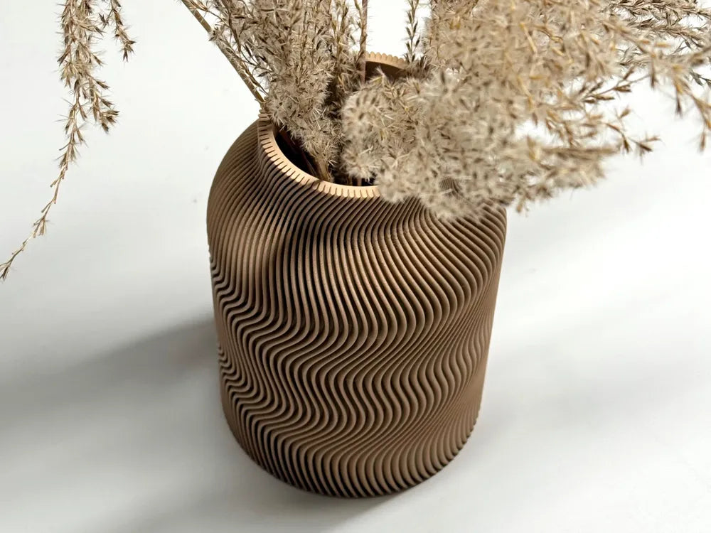 Luna Vase – Modern 3D Printed Design