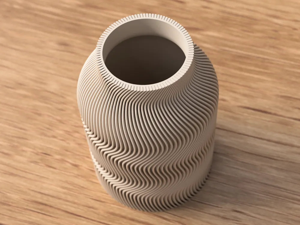 Luna Vase – Modern 3D Printed Design
