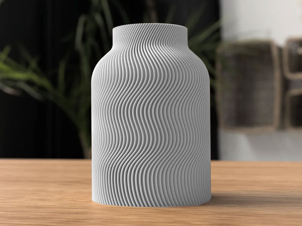 Luna Vase – Modern 3D Printed Design