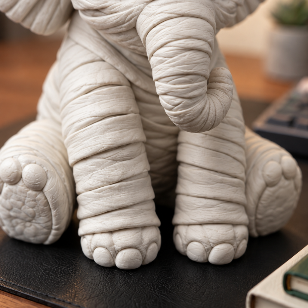 Mummy Elephant Buddy close-up detail