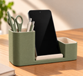 Little Nook Office Desk Organiser in Sage Green and Cream