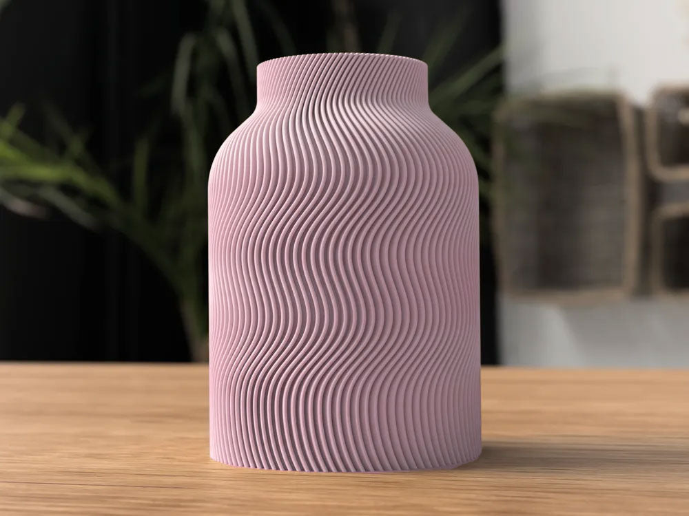 Luna Vase – Modern 3D Printed Design