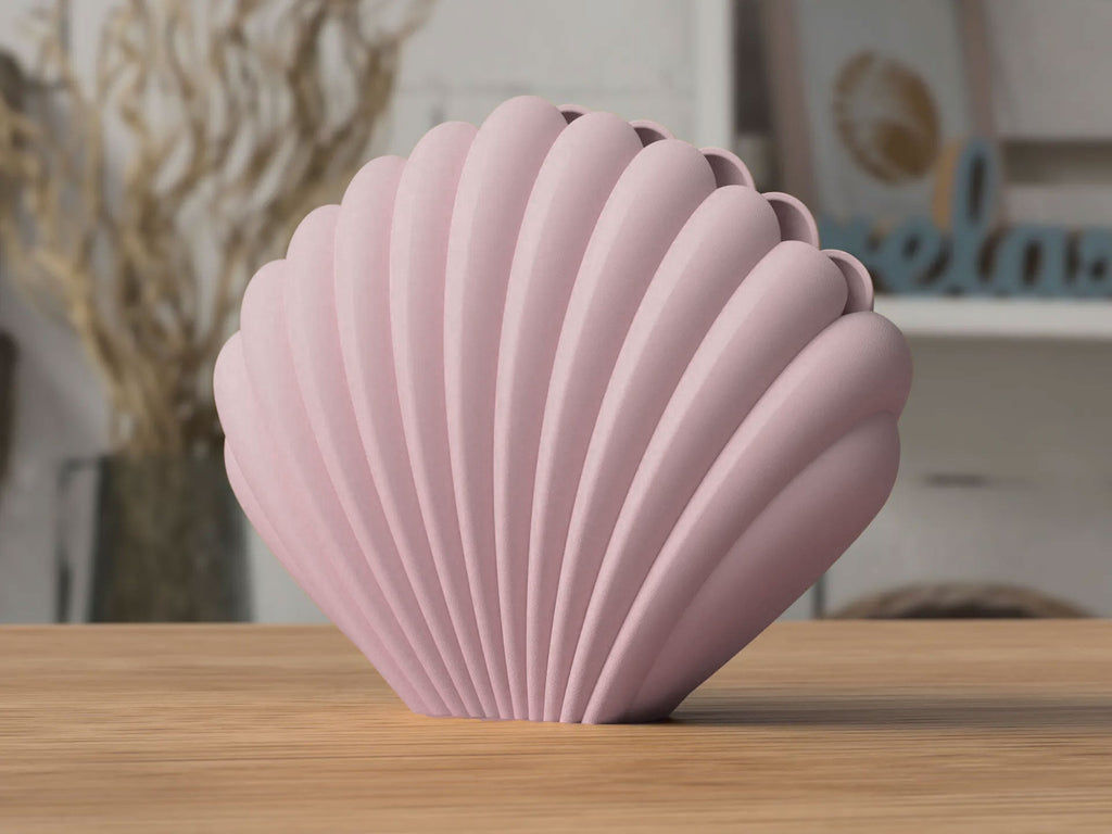 Seashell Vase – Sculptural Matte Finish