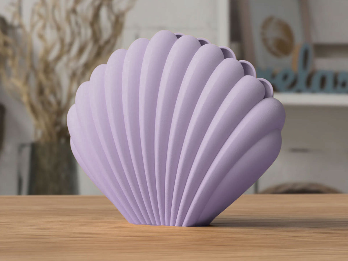 Seashell Vase – Sculptural Matte Finish