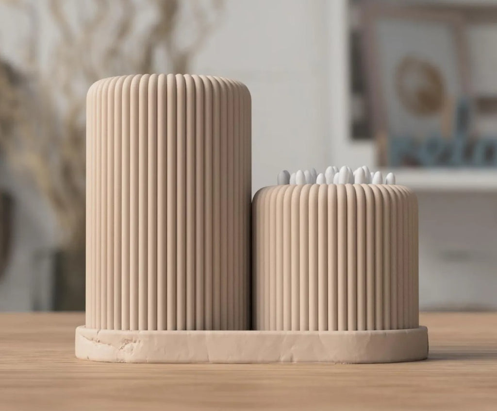 Shiro Bathroom Organizer in Latte Brown