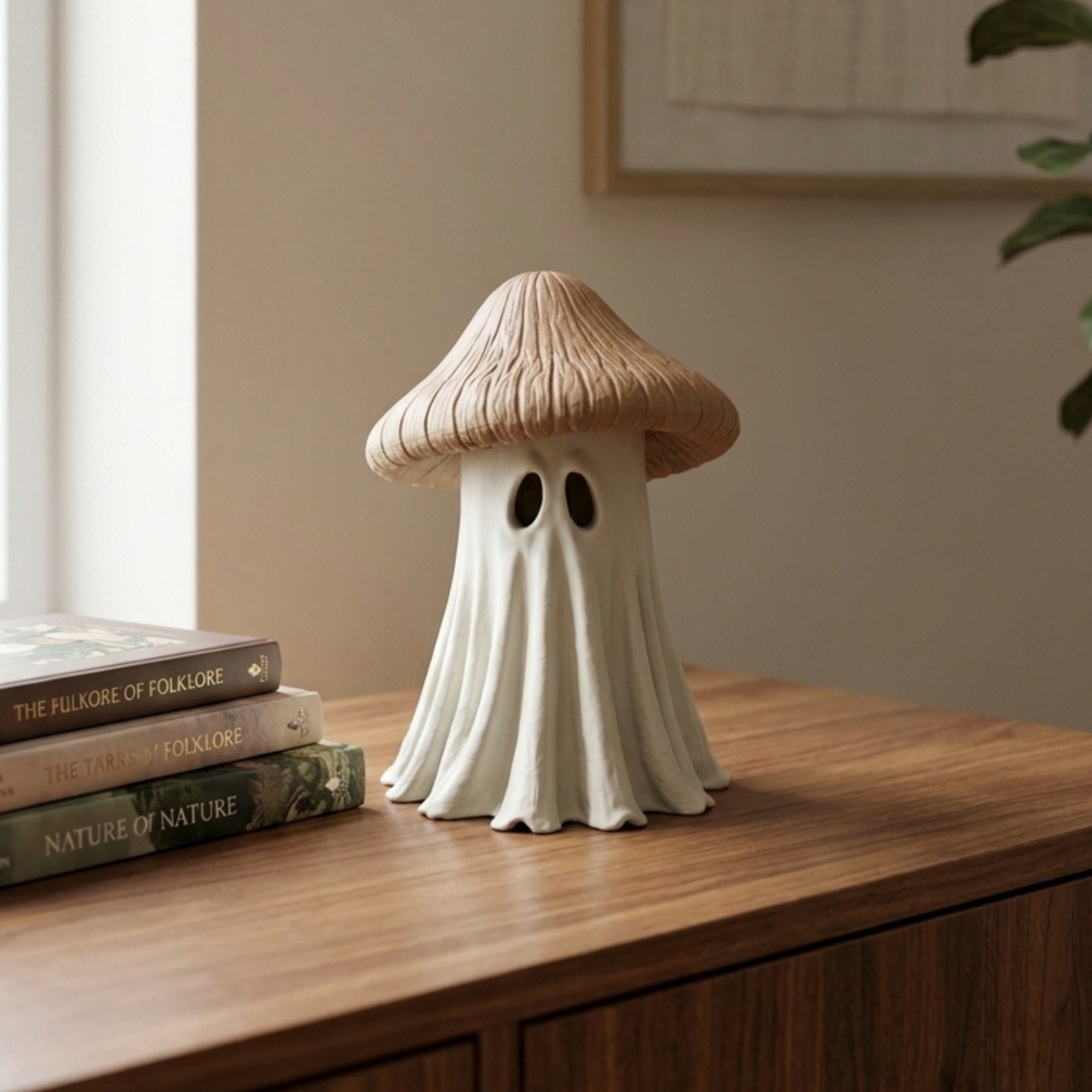 Shroom Boo The Marshmallow Ghost desk decoration