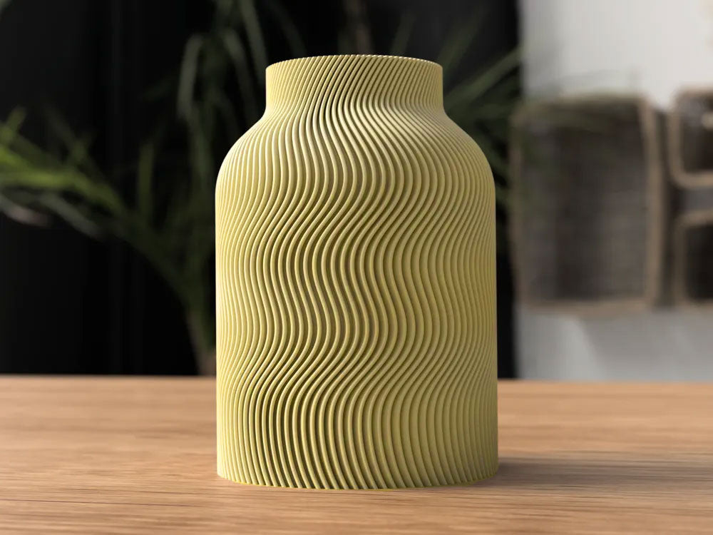 Luna Vase – Modern 3D Printed Design